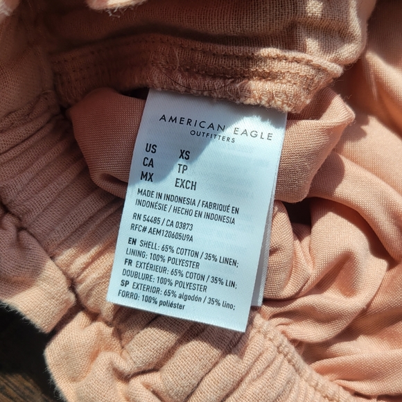 American Eagle Linen High Waisted Short XS - Picture 3 of 3